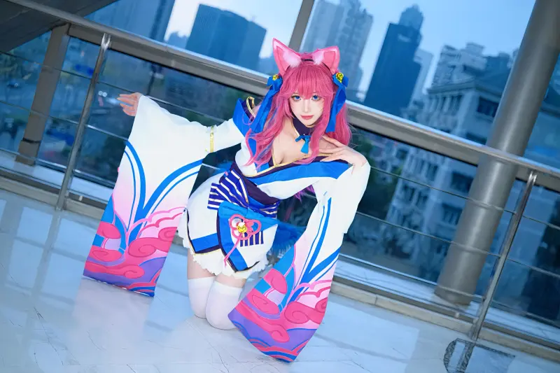 开云体育注册入口-阿狸cos：晚上好，国服自定义对线阿狸